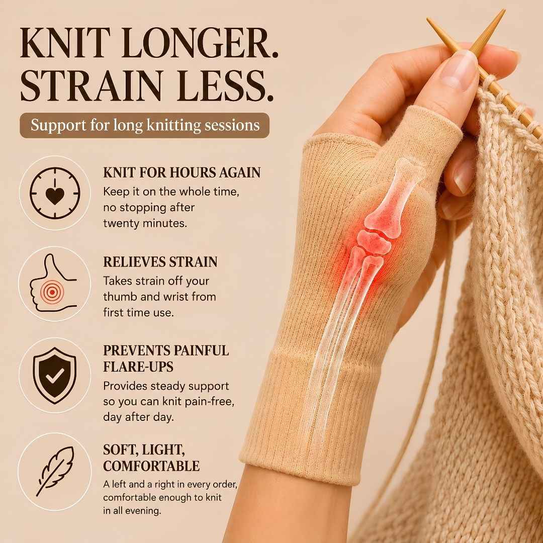 The Knitter's Hand Stabiliser