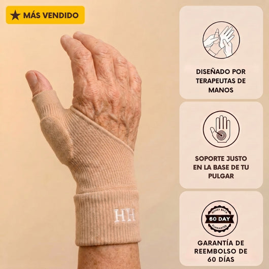 Muñequera con estabilizador de pulgar
