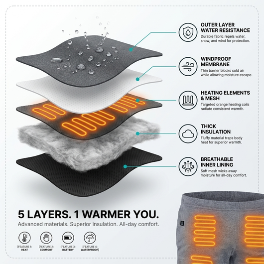 HearthLayer™ Heated Baselayer Pants Extreme