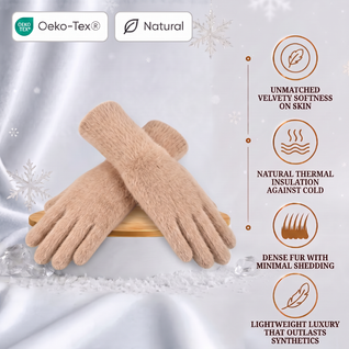 Hand Hearth Angora Gloves
