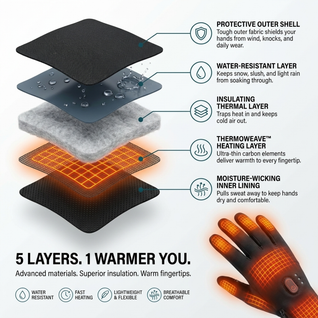 SecondSkin™ Heated Gloves