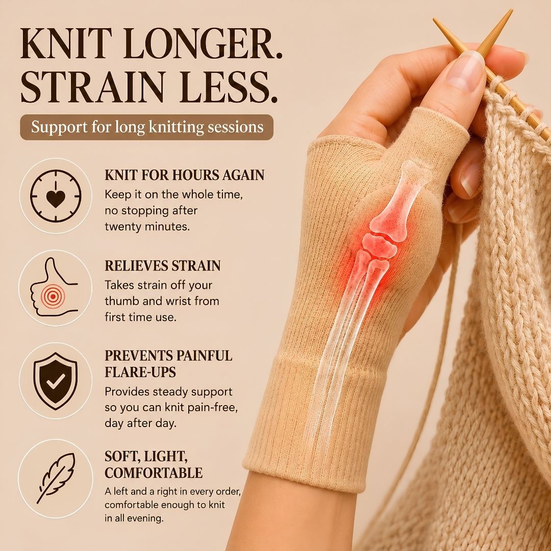 The Knitter's Hand Stabiliser