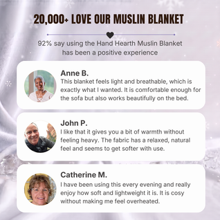 Hand Hearth Muslin Blanket