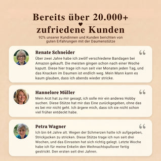 Die Handstütze für Strickerinnen