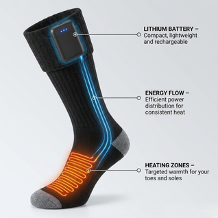 HearthFoot™ Heated Socks