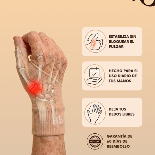 Muñequera con estabilizador de pulgar