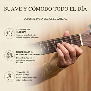 La muñequera del guitarrista