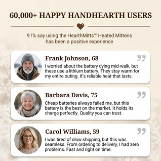 HearthMitts™ Heated Mittens