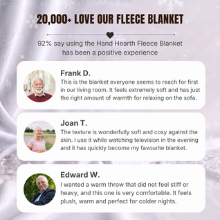 Hand Hearth Fleece Blanket