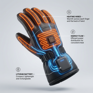 HearthGrip™ Heated Gloves