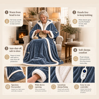 Wearable Heated Blanket