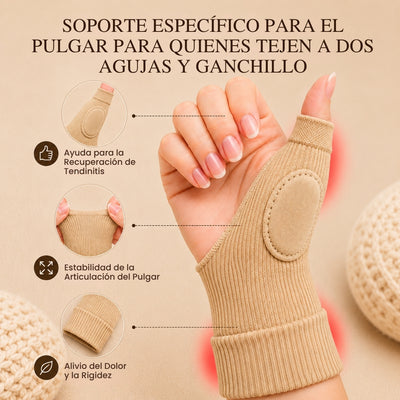 Muñequera con estabilizador de pulgar