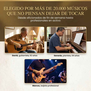 La muñequera del guitarrista