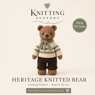 Heritage Knitted Bear Pattern
