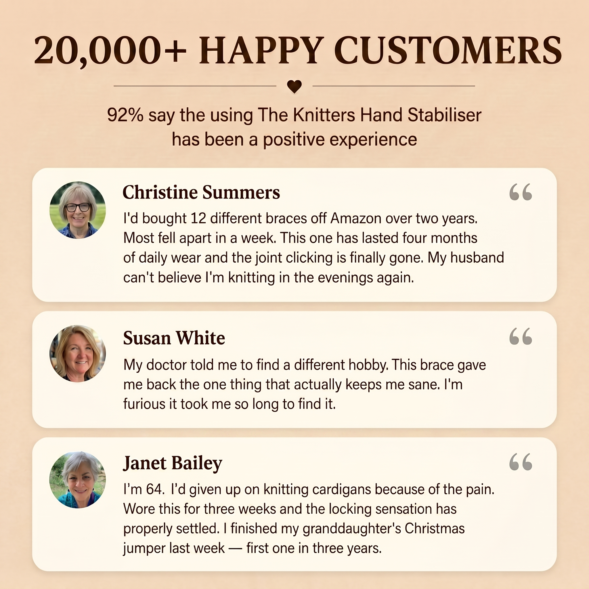 The Knitter's Hand Stabiliser