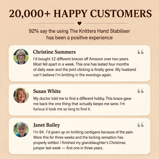 The Knitter's Hand Stabiliser