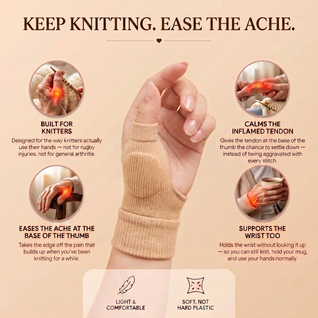 The Knitter's Hand Stabiliser