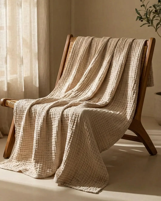 Hand Hearth Muslin Blanket