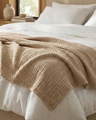 Hand Hearth Muslin Blanket