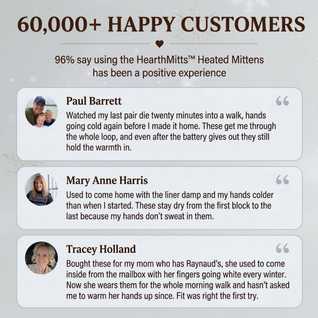 HearthMitts™ Heated Mittens